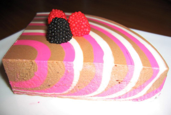 Рецепт приготовления полосатого творожного десерта пошаговый с фотографиями