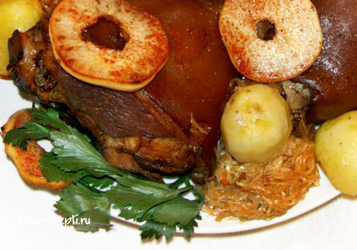 Свиная рулька, запеченная в духовке рецепт приготовления пошаговый с фото