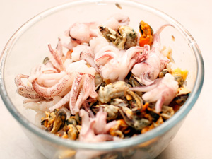 Рецепт приготовления классической паэльи с морепродуктами