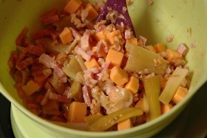 Рецепт приготовления салата из хурмы пошаговый с фото