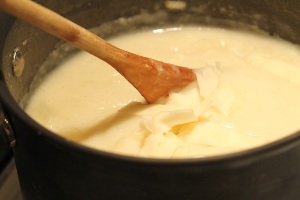Картофельный суп-пюре с чесноком