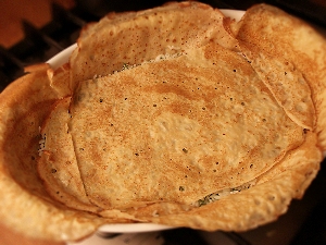Блинчатый пирог с курицей и грибами Блинчатый пирог с курицей и грибами